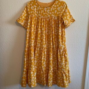 COPY - Shein Yellow Floral Dress
